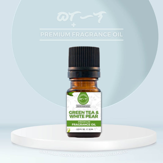 Green Tea & White Pear I Bathala Scents I Premium Fragrance Oil 10ml - Bathala Scents and Natural Wellness