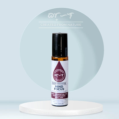 Mind Focus I Essential Oil Roll-On Blend 10ml - Bathala Scents and Natural Wellness