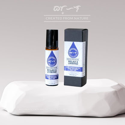 Relax and Unwind I Essential Oil Roll-On Blend 10ml - Bathala Scents and Natural Wellness